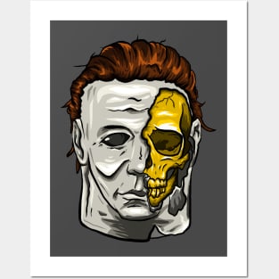 Gold Michael Myers Posters and Art